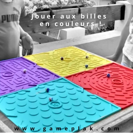 Tapis de jeu pour Billes Bubble Turquoise GAME PLAK