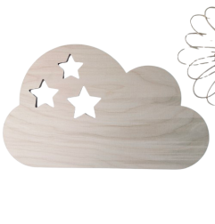 Décoration murale Nuage Etoilé LES PETITES HIRONDELLES