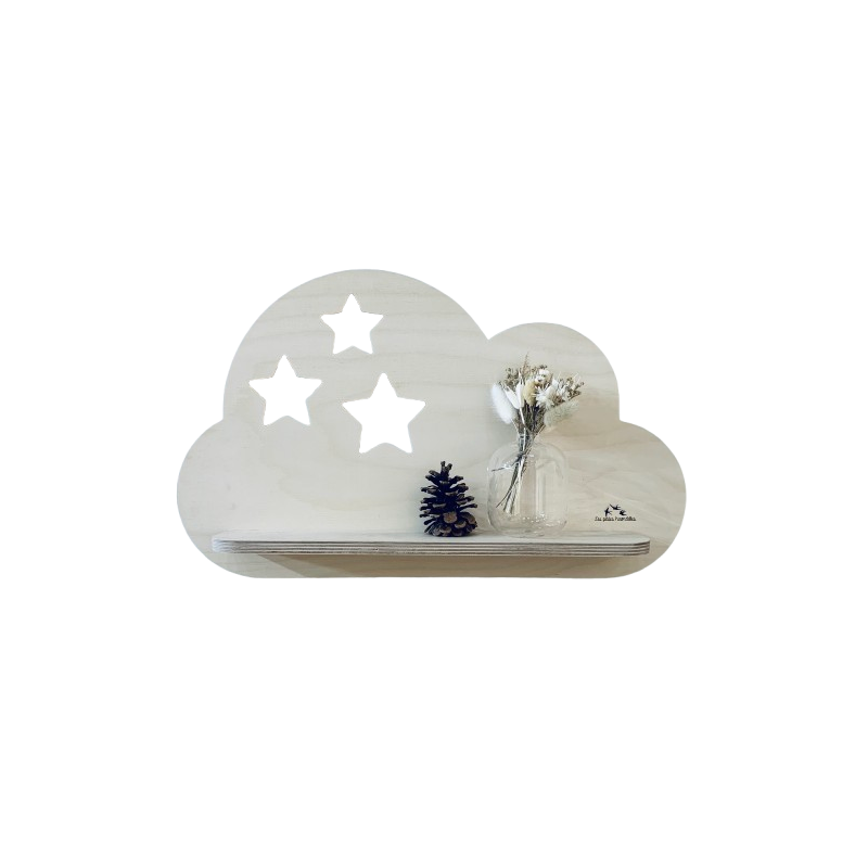 Etagère Nuage Etoilé LES PETITES HIRONDELLES
