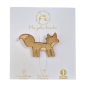 Broche en bois Renard LES PETITES HIRONDELLES