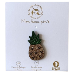 Pin's Ananas LES PETITES HIRONDELLES