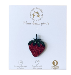 Pin's Fraise LES PETITES HIRONDELLES