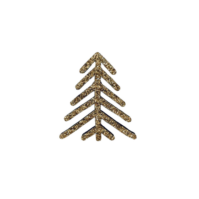 Pin's Sapin LES PETITES HIRONDELLES, doré