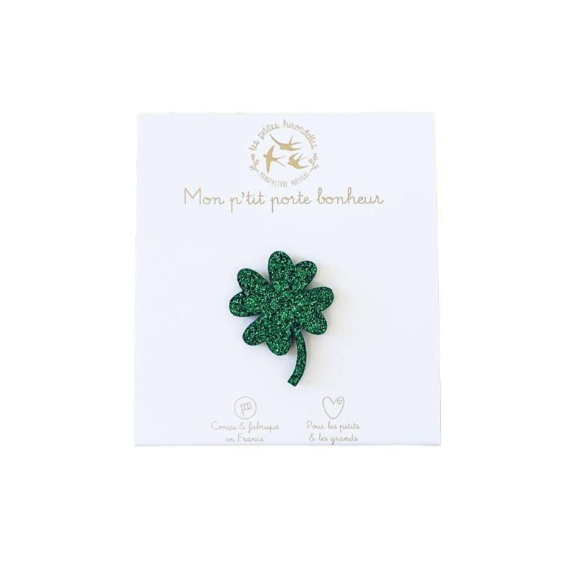 Pin's Trèfle LES PETITES HIRONDELLES, vert
