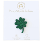 Pin's Trèfle LES PETITES HIRONDELLES, vert