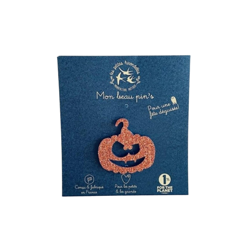 Pin's Citrouille LES PETITES HIRONDELLES
