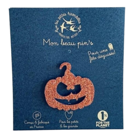 Pin's Citrouille LES PETITES HIRONDELLES