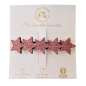 Barrette clip Etoiles LES PETITES HIRONDELLES, rose