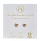 Boucles d'oreilles bois Coeurs LES PETITES HIRONDELLES