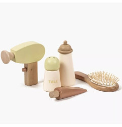 Set accessoires de toillette pour poupée MINIKANE, bois naturel