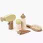 Set accessoires de toillette pour poupée MINIKANE, bois naturel