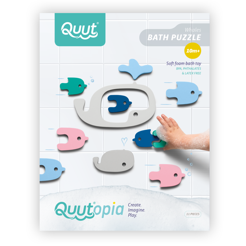 Puzzle de bain Baleine QUUT