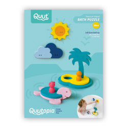 Jeu de bain à assembler QUUT, l'Île au Trésor