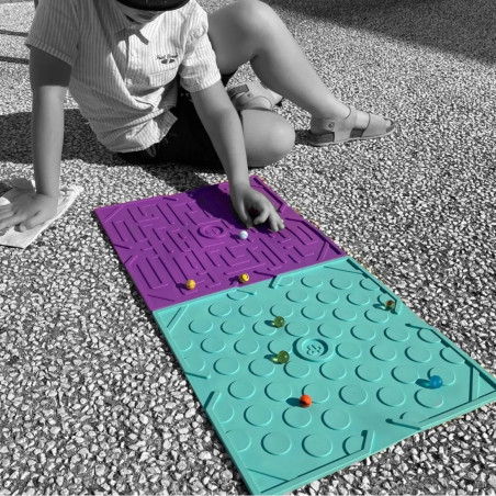 Tapis de jeu pour Billes Laby Violet GAME PLAK