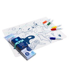 Set de table Banquise SUPER PETIT, à colorier à l'infini