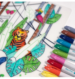 Boîte de 10 feutres effaçables SUPER PETIT