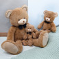 Peluche Nougat l'Ours Brun Clair MAILOU TRADITION