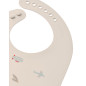 Lot de 2 bavoirs en silicone Tilda LIEWOOD, Aviator Ecru