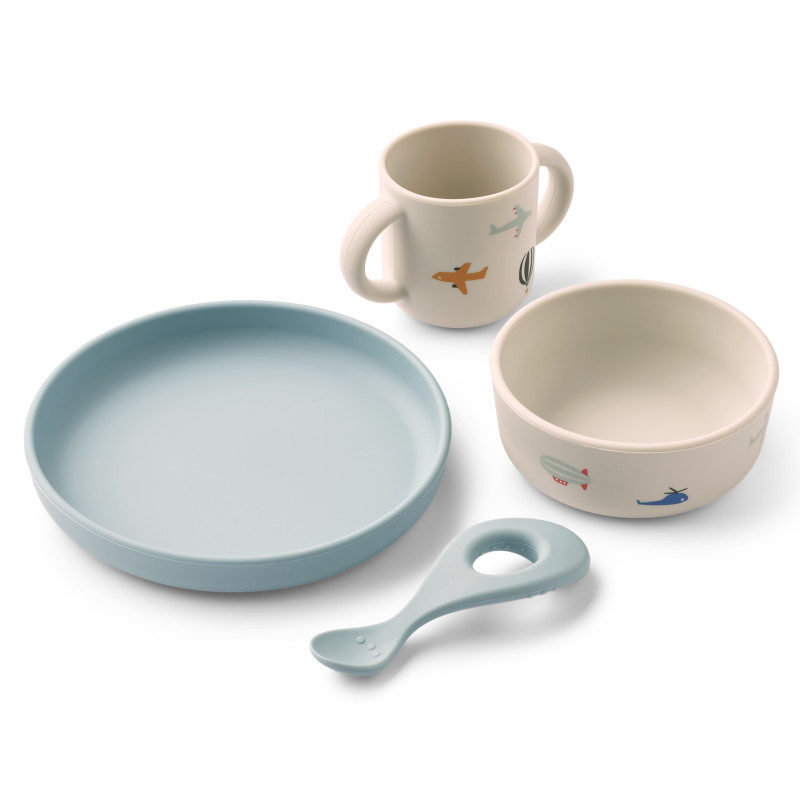 Coffret repas en silicone Vivi LIEWOOD, Aviator