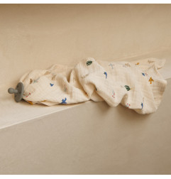 Lot de 2 langes Lewis LIEWOOD, mousseline de coton Aviator