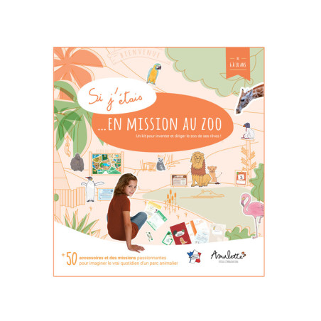 Coffret Si j'Etais en Mission au Zoo AMULETTE