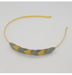 Serre-tête Paulette ATELIER GUSTAVE, argent et or