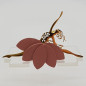 Broche Danseuse ATELIER GUSTAVE, rose nude