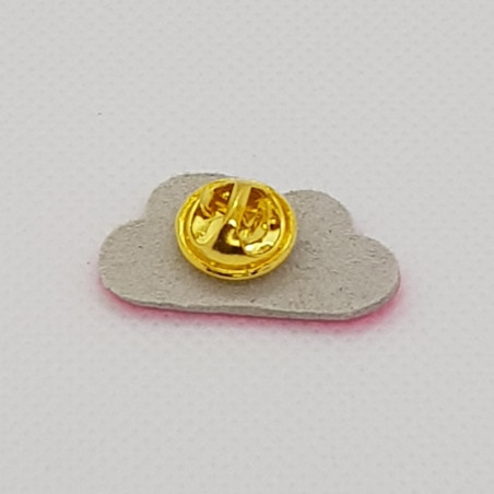 Pin's Nuage ATELIER GUSTAVE, rose bubble gum