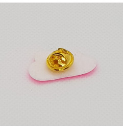 Pin's Nuage ATELIER GUSTAVE, rose pailleté