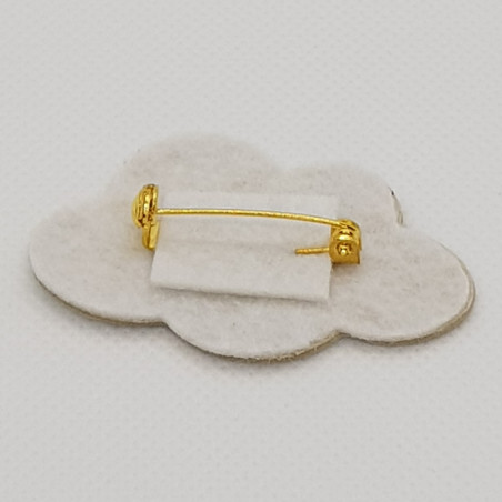 Broche Nuage ATELIER GUSTAVE, argent