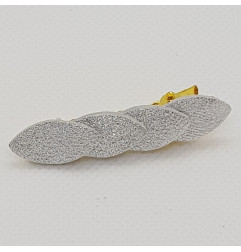 Barrette pince Paulette ATELIER GUSTAVE, argent