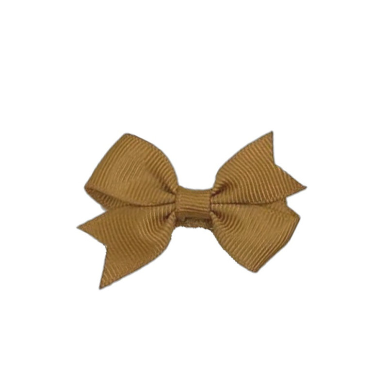 Lot de 2 barrettes ATELIER WAGRAM, ocre