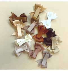 Lot de 2 barrettes ATELIER WAGRAM, terracotta