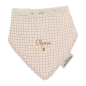 Bavoir bandana ATELIER WAGRAM, gaze Petits carreaux, personnalisable