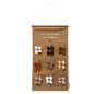 Porte-barrettes ATELIER WAGRAM, gaze camel, personnalisable