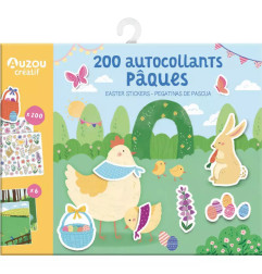 Ma pochette d'artiste AUZOU, 200 autocollants Pâques