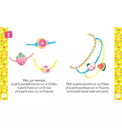 Coffret Ma Petite Accumulation de Bracelets Fluos AUZOU