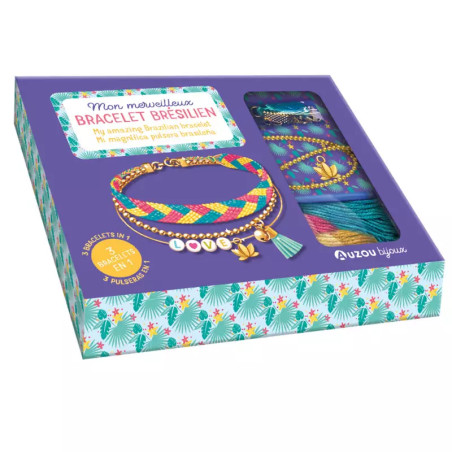 Coffret Mon Merveilleux Bracelet Brésilien AUZOU