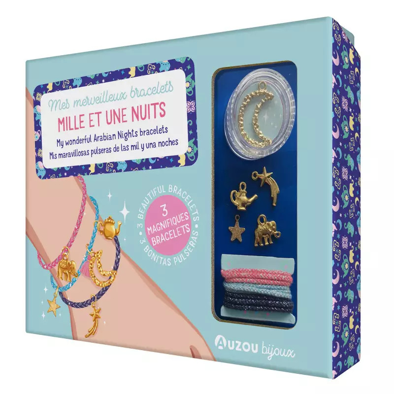 Coffret Mes Merveilleux Bracelets Mille et Une Nuits AUZOU