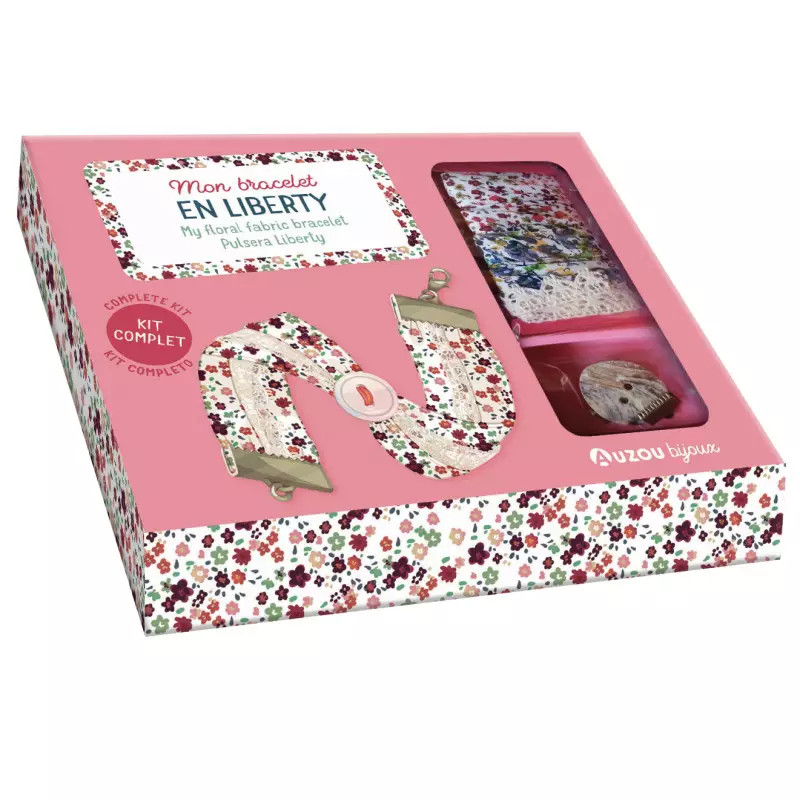 Coffret Mon Double Bracelet en Liberty AUZOU