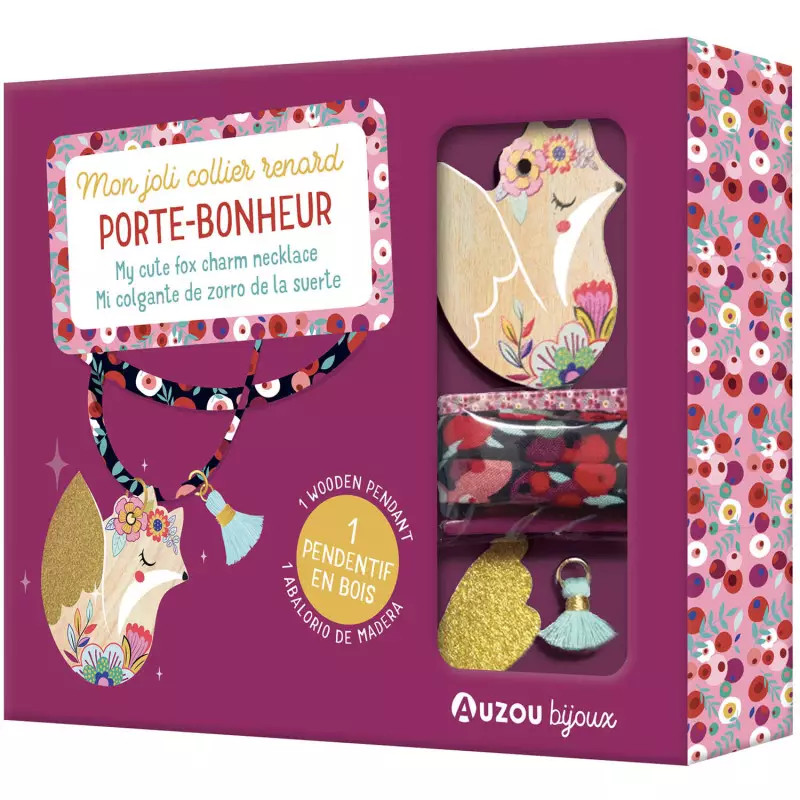 Coffret Mon Joli Collier Renard Porte-Bonheur AUZOU