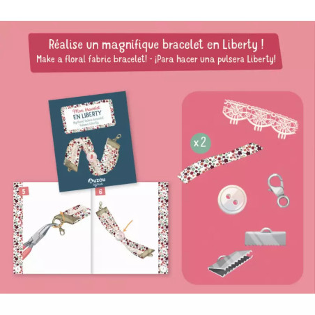 Coffret Mon Double Bracelet en Liberty AUZOU
