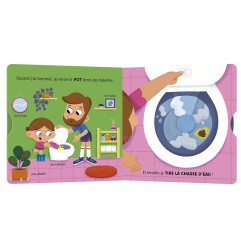 Livre Mon anim'agier AUZOU, Je vais sur le pot