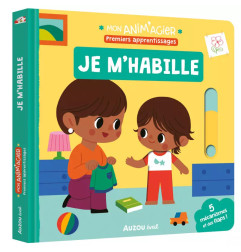 Livre Mon anim'agier AUZOU, Je m'habille