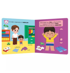 Livre Mon anim'agier AUZOU, Je m'habille