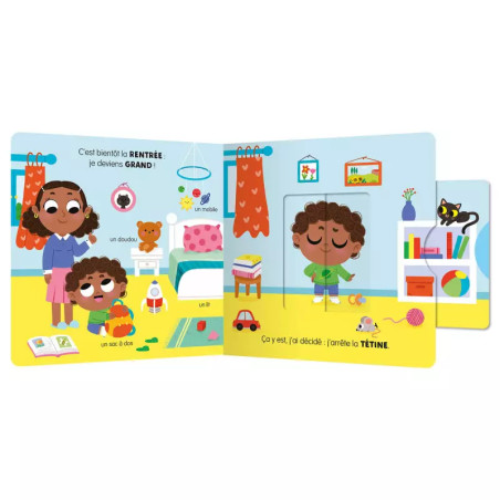 Livre Mon anim'agier AUZOU, J'arrête la tétine