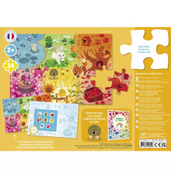 Puzzle Cherche et Trouve des Tout-Petits AUZOU, Les Couleurs, dès 2 ans