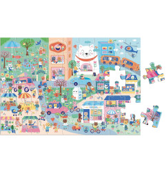 Puzzle Cherche et Trouve AUZOU, Kawaï, dès 4 ans