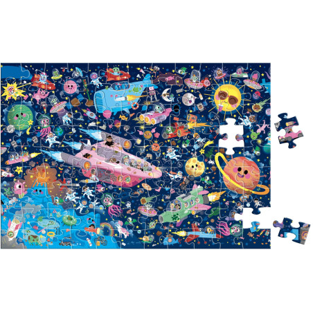 Puzzle Cherche et Trouve AUZOU, Dans l'Espace, dès 6 ans