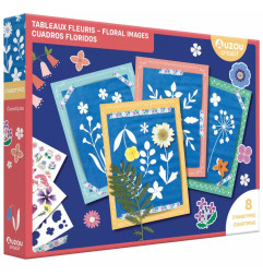 Mon coffret d'artiste AUZOU, Tableaux Fleuris